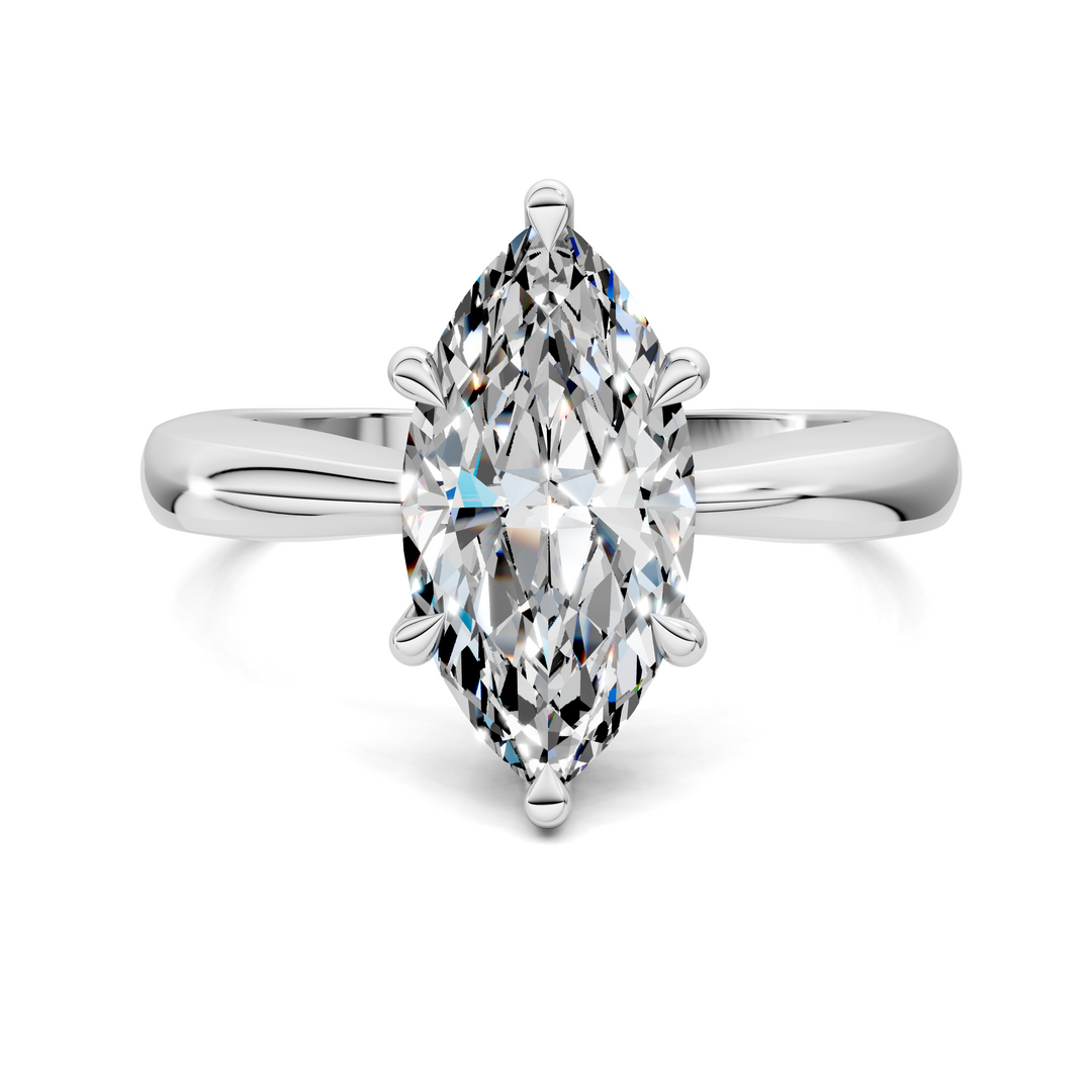 Nora Tapered Solitaire Ring Setting