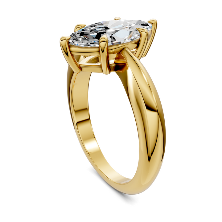 Nora Tapered Solitaire Ring Setting