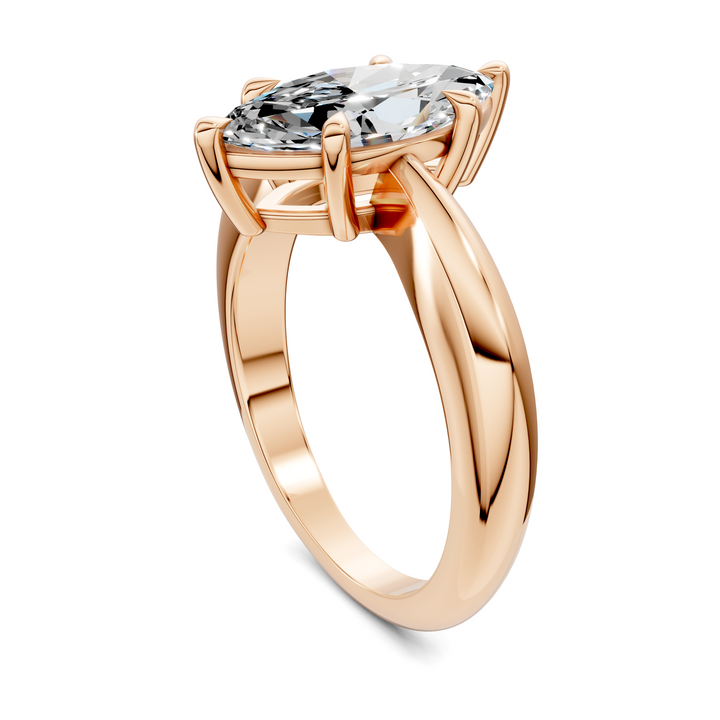 Nora Tapered Solitaire Ring Setting