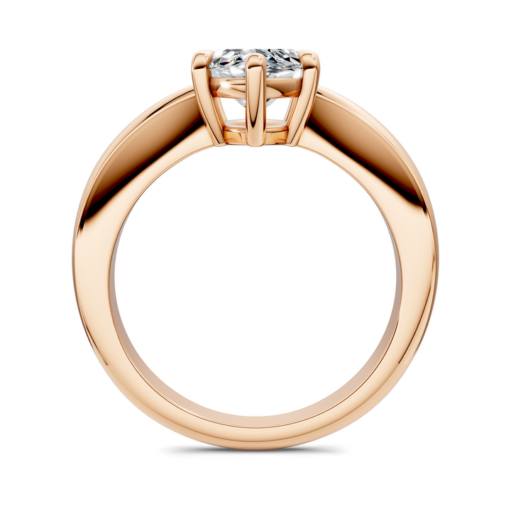 Nora Tapered Solitaire Ring Setting