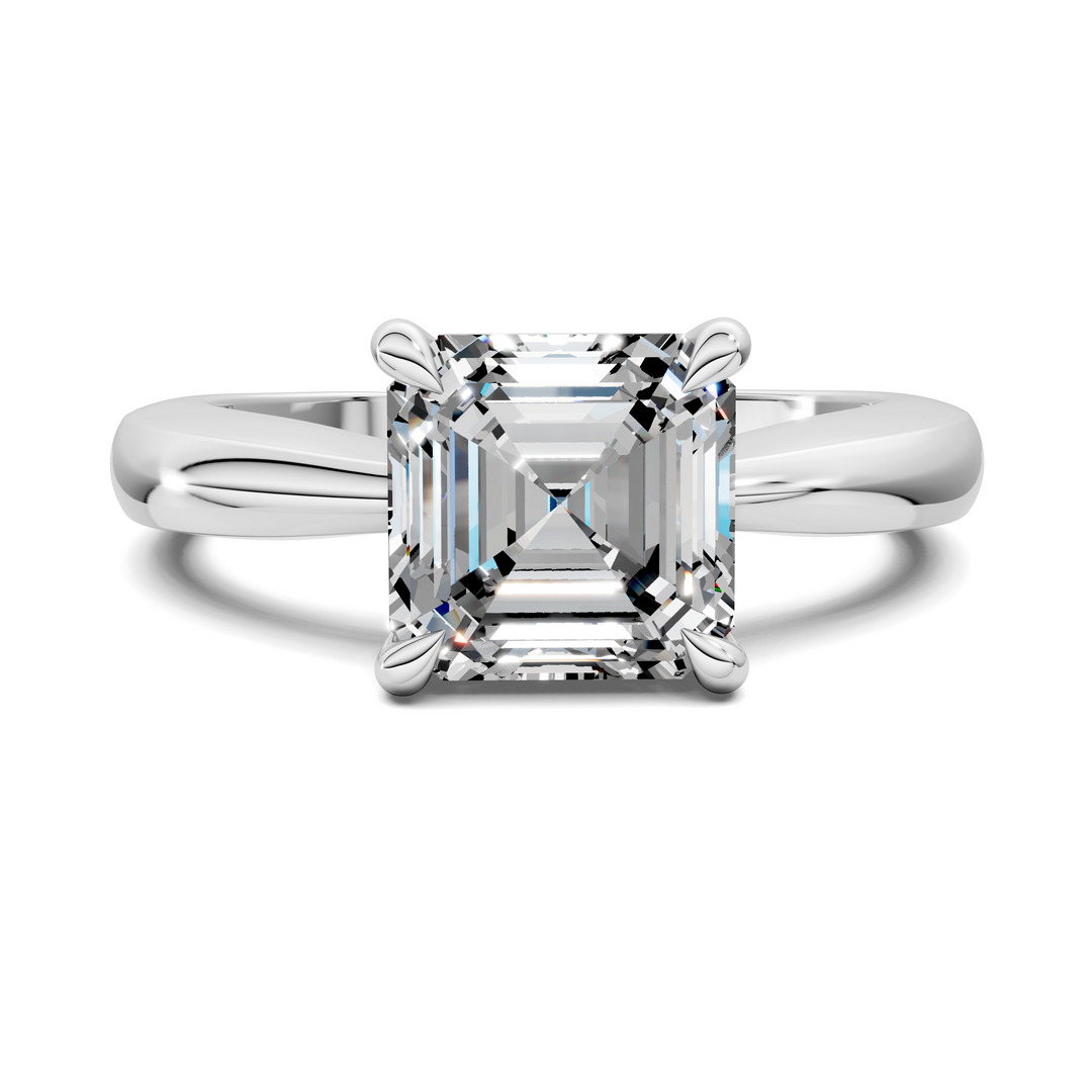 Nora Tapered Solitaire Ring