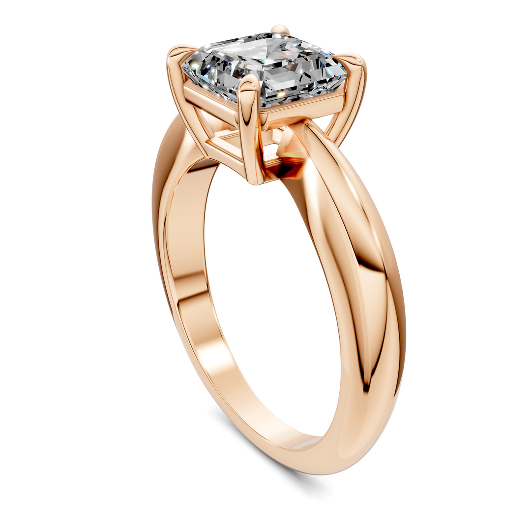 Nora Tapered Solitaire Ring Setting
