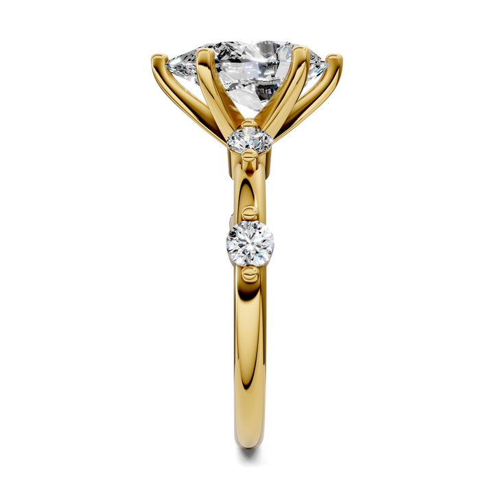 Justice Round Accent Ring