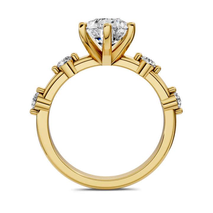 Justice Round Accent Ring