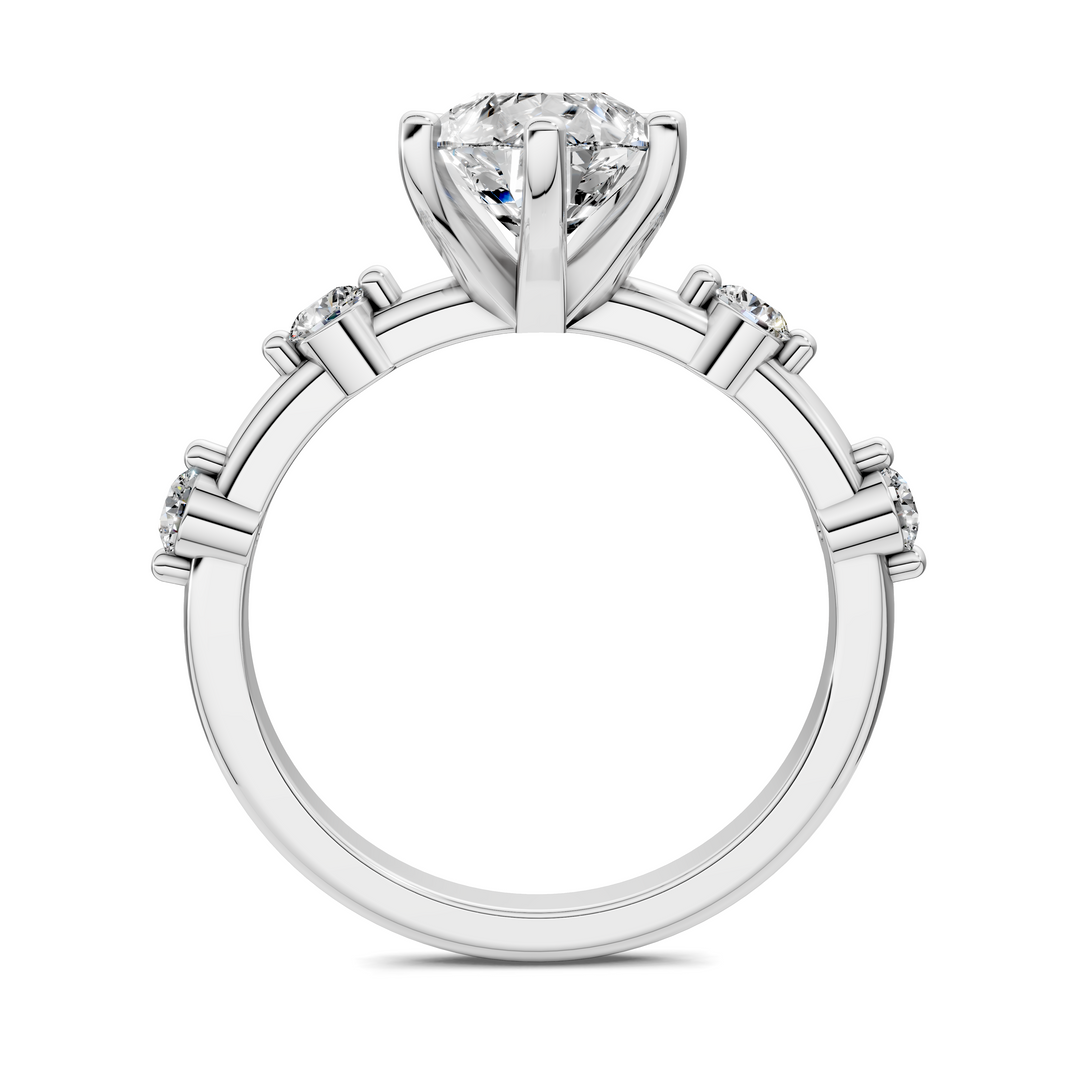 Justice Round Accent Ring