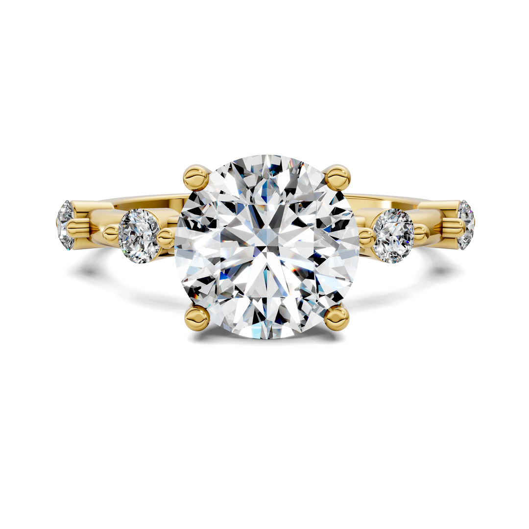 Justice Round Accent Ring