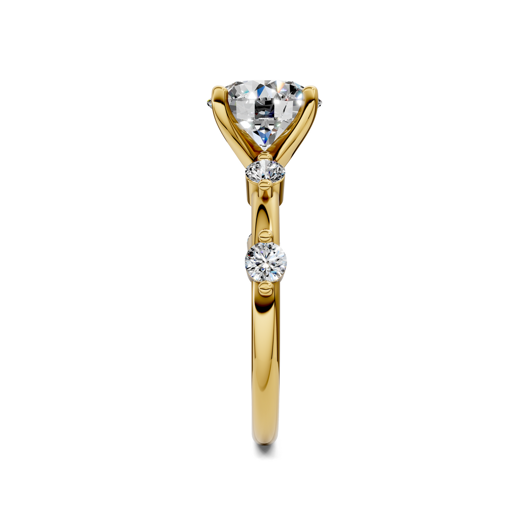Justice Round Accent Ring