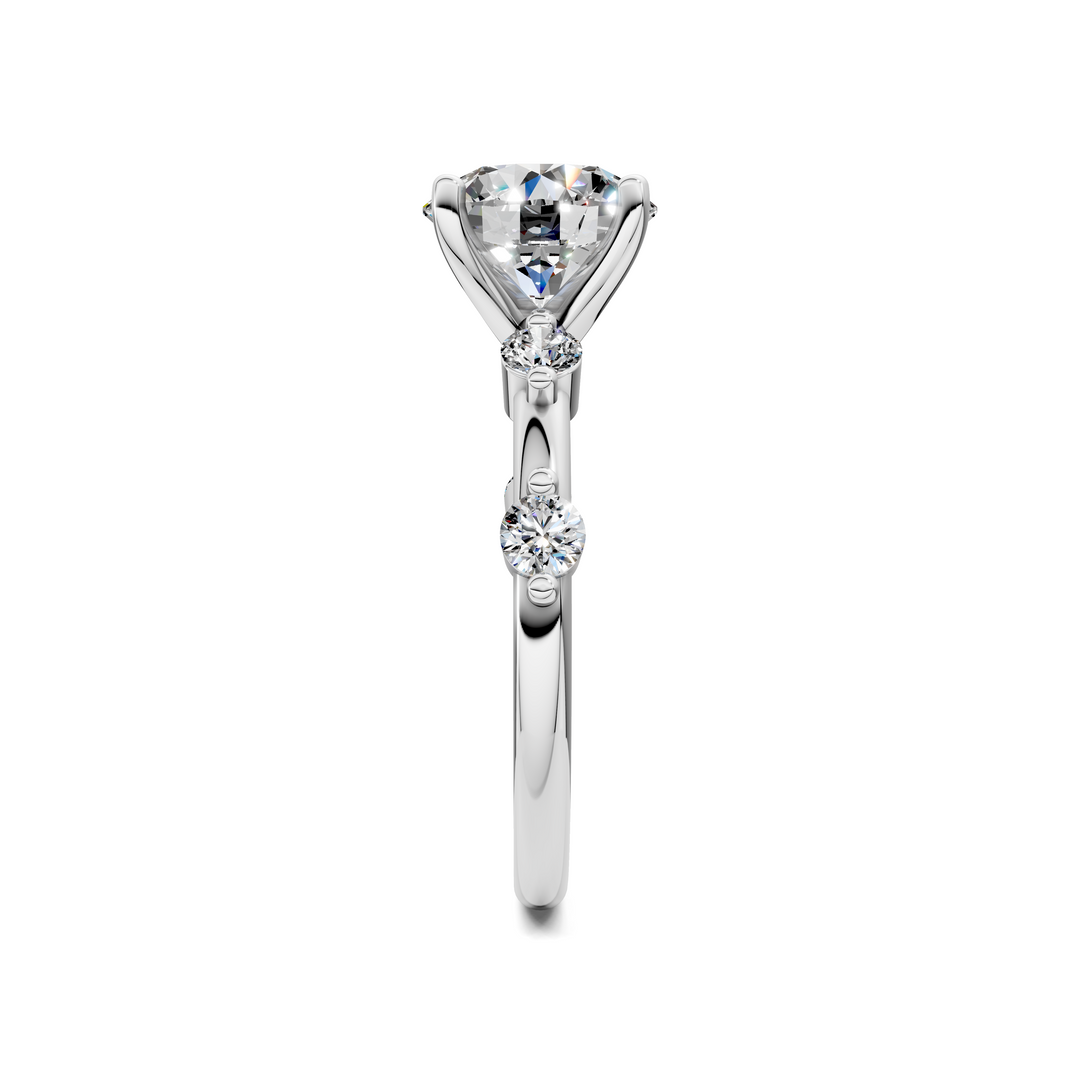 Justice Round Accent Ring