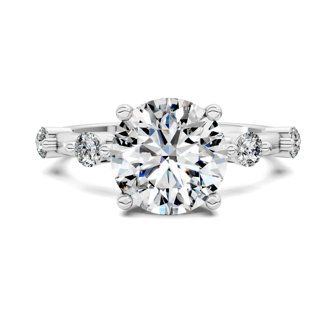 Justice Round Accent Ring