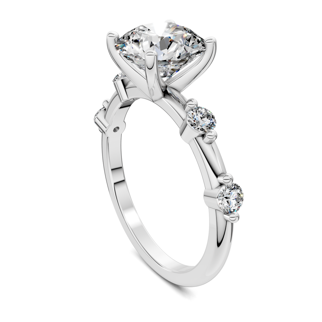 Justice Round Accent Ring