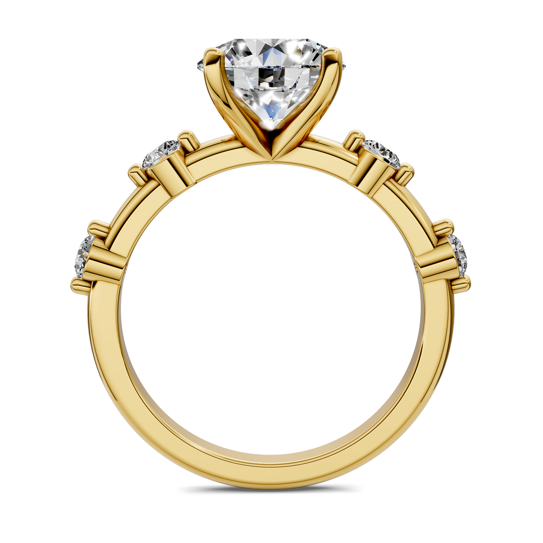 Justice Round Accent Ring