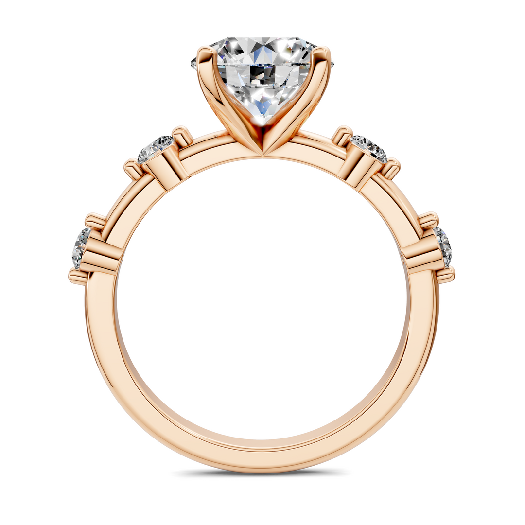 Justice Round Accent Ring