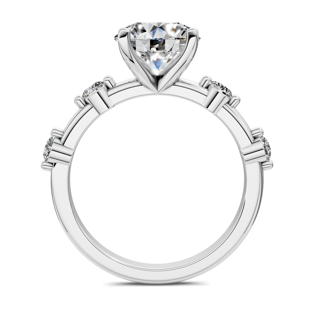 Justice Round Accent Ring