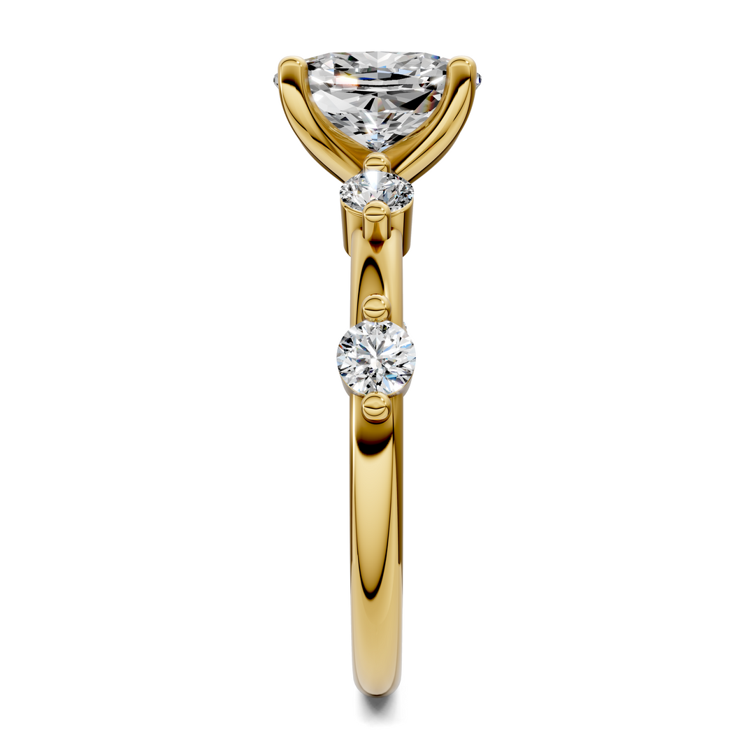 Justice Round Accent Ring