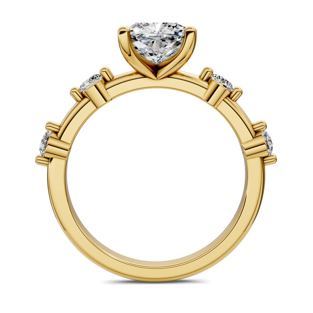 Justice Round Accent Ring