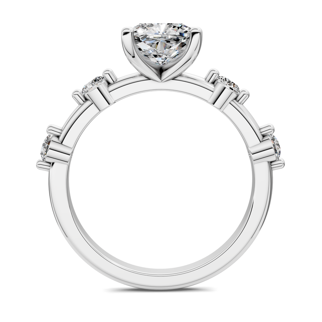 Justice Round Accent Ring