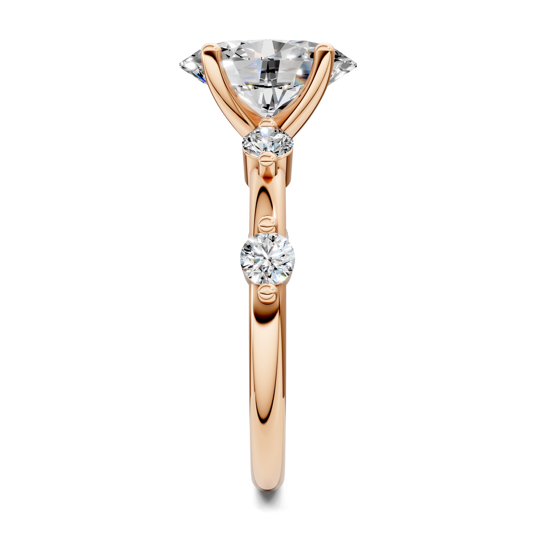 Justice Round Accent Ring