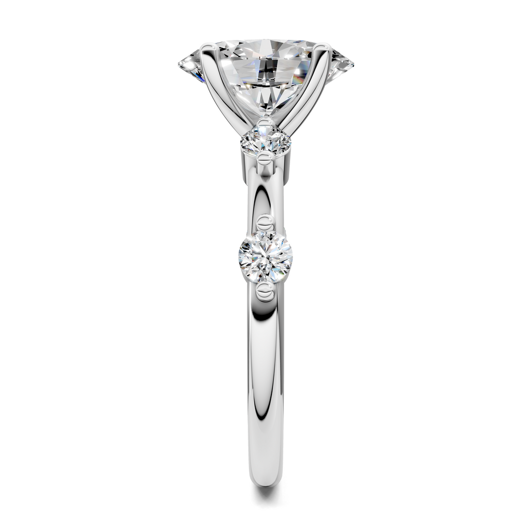 Justice Round Accent Ring