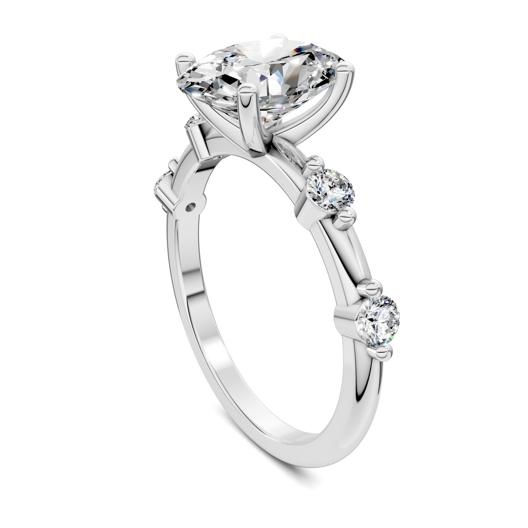 Justice Round Accent Ring