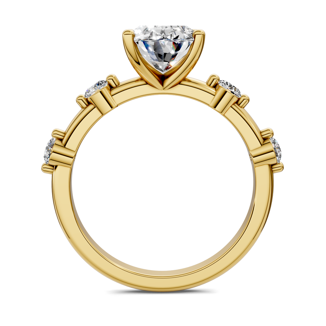 Justice Round Accent Ring