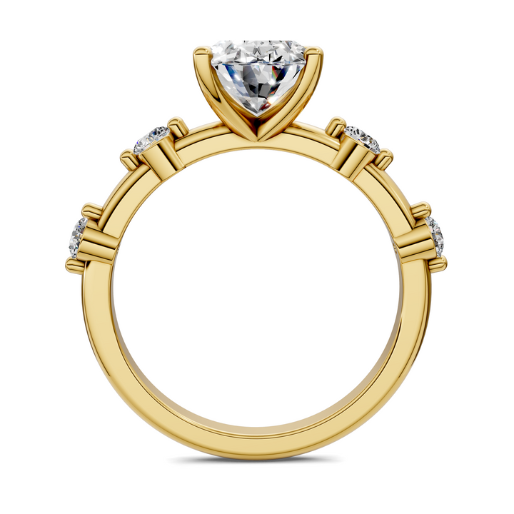 Justice Round Accent Ring