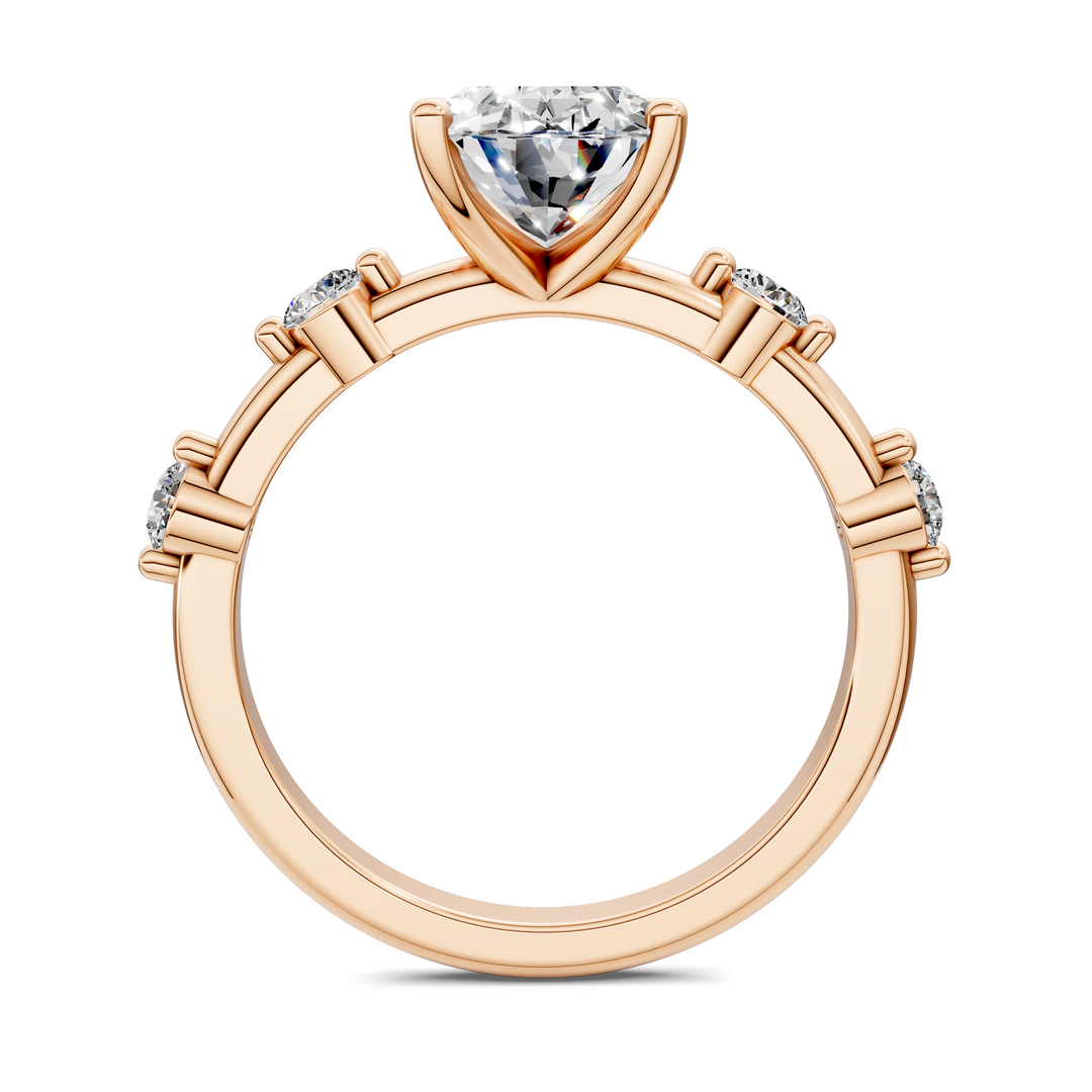 Justice Round Accent Ring