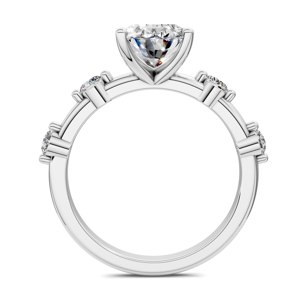 Justice Round Accent Ring