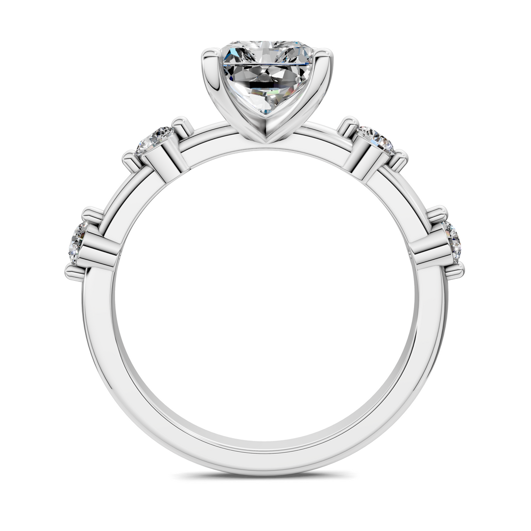 Justice Round Accent Ring