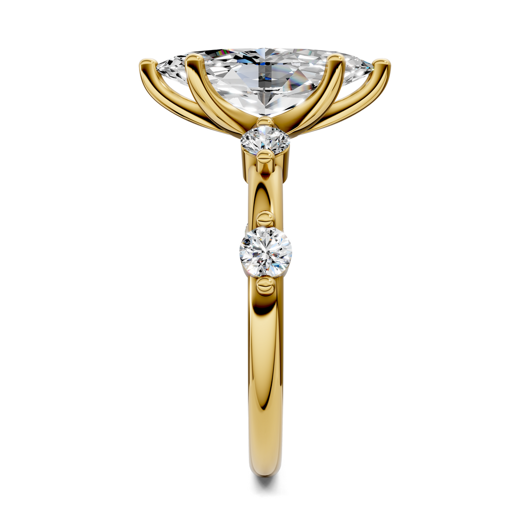 Justice Round Accent Ring