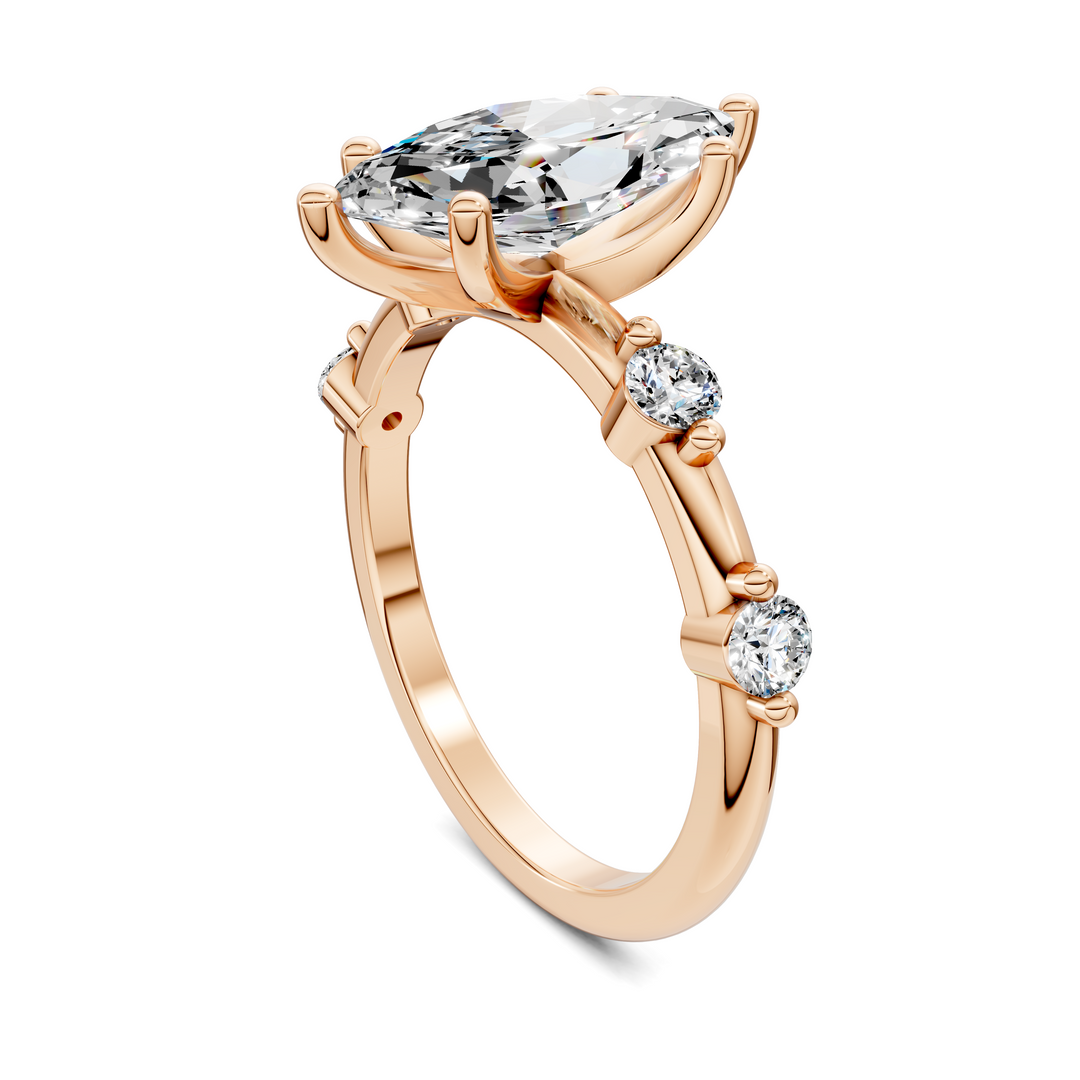 Justice Round Accent Ring