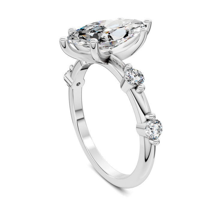 Justice Round Accent Ring