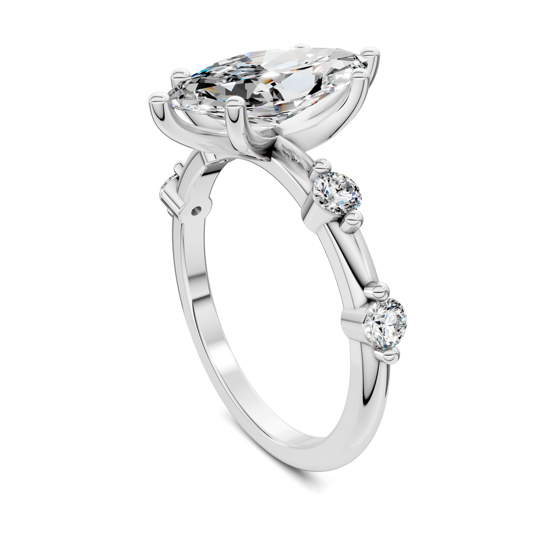 Justice Round Accent Ring