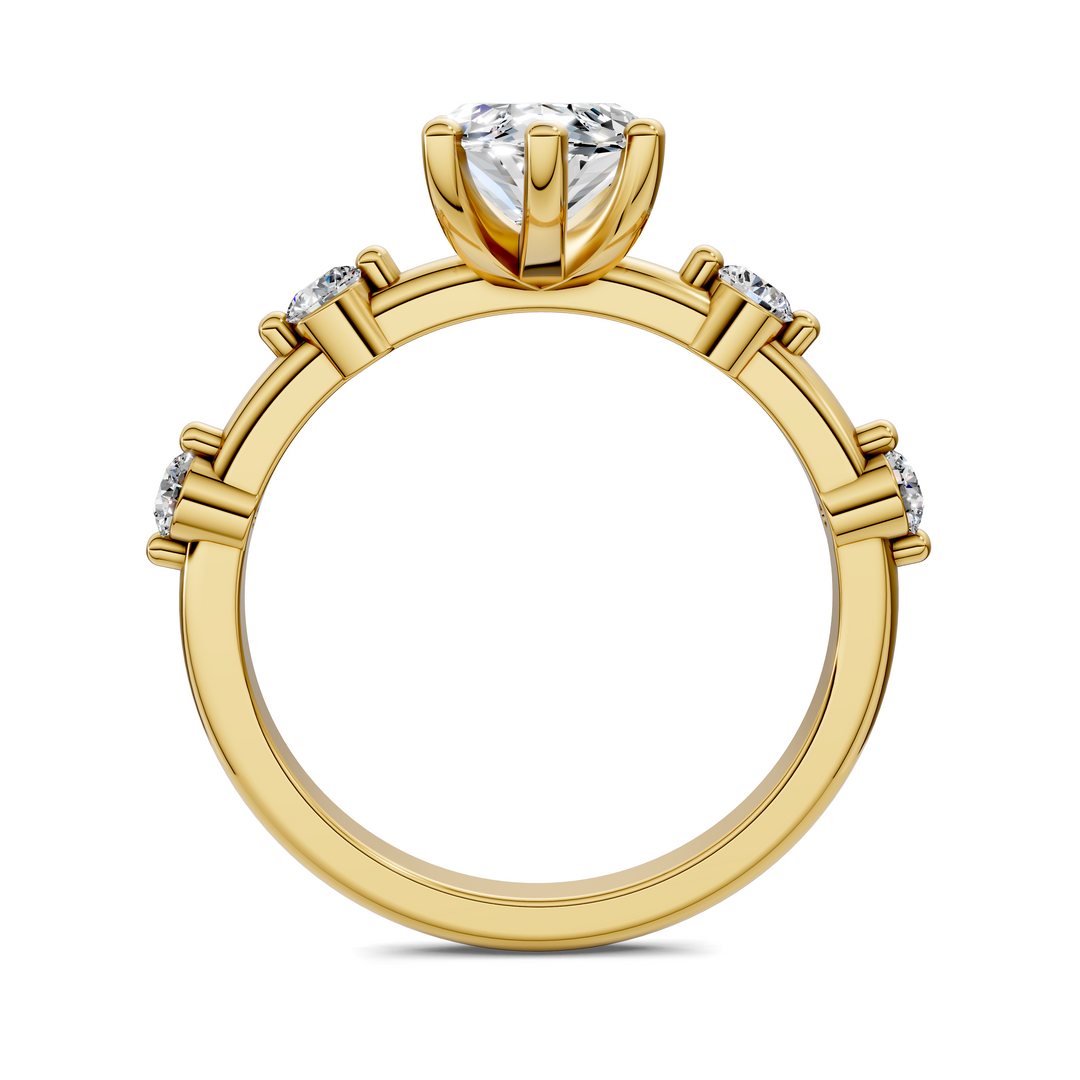 Justice Round Accent Ring