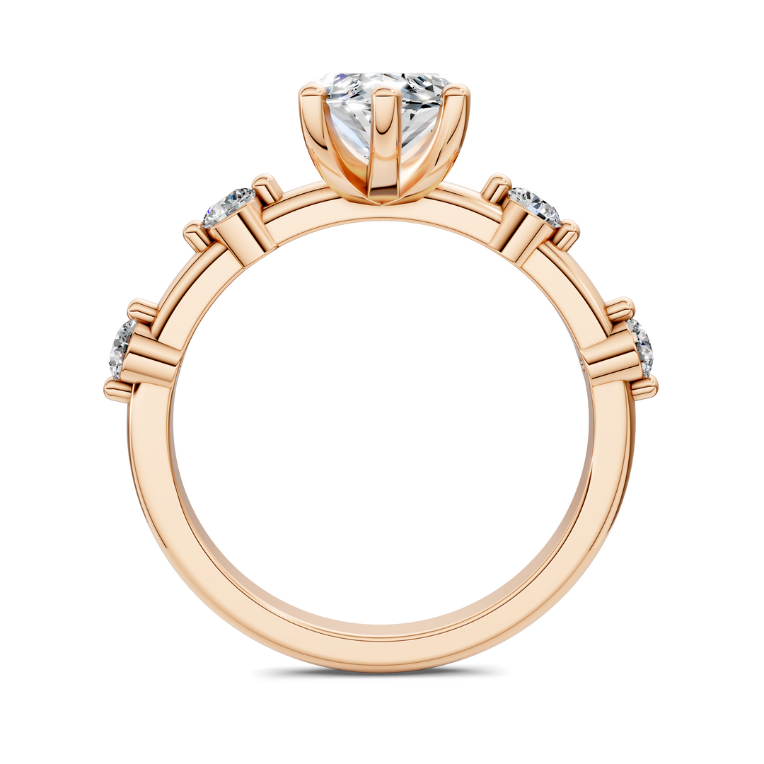 Justice Round Accent Ring