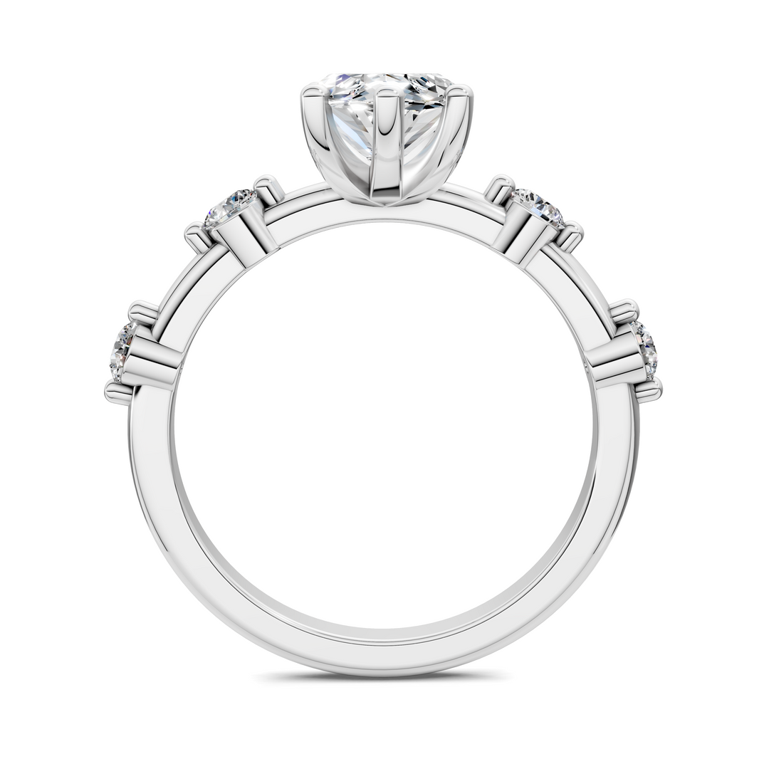 Justice Round Accent Ring