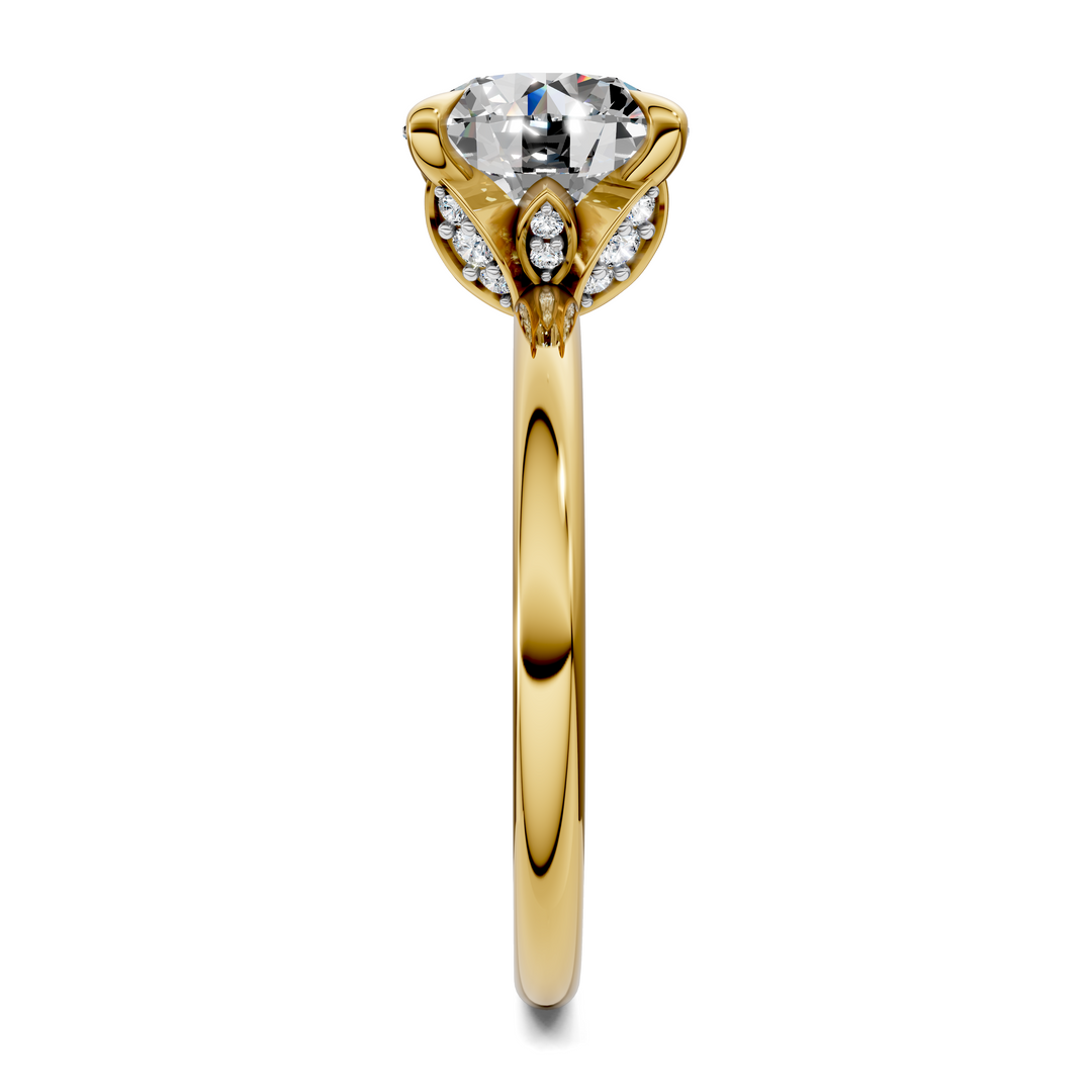 Solana Leaf Accent Ring