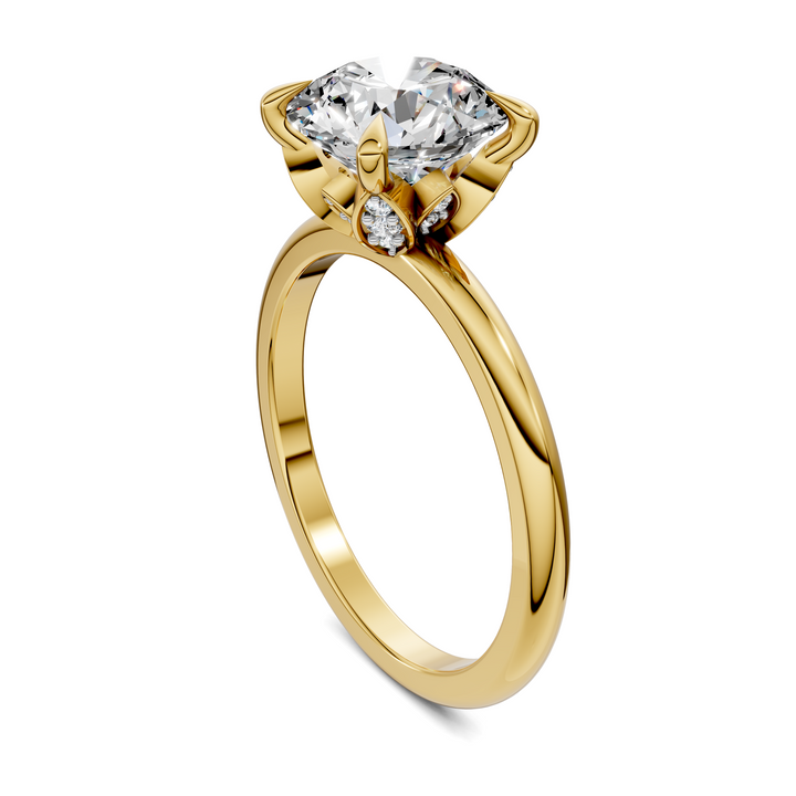 Solana Leaf Accent Ring