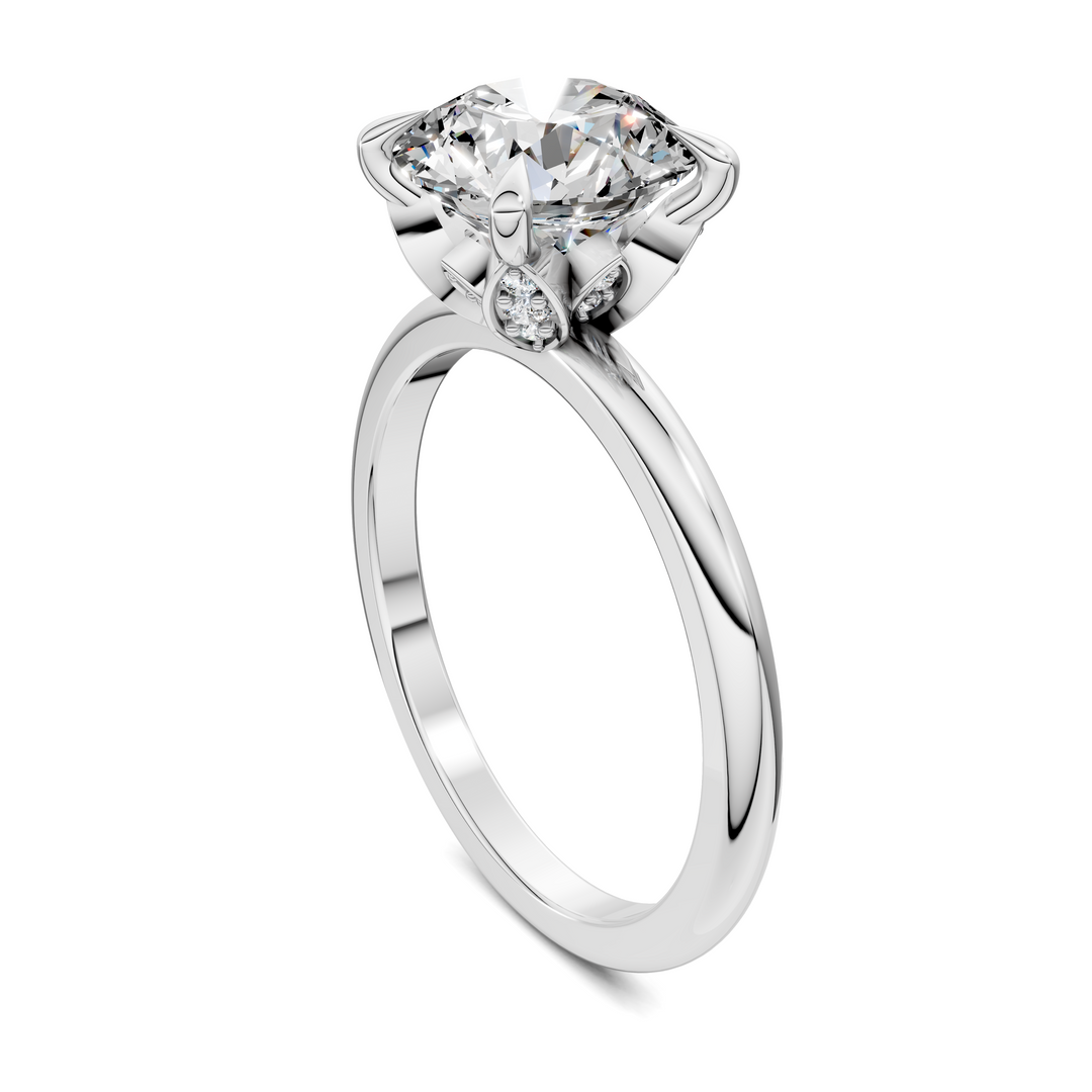 Solana Leaf Accent Ring
