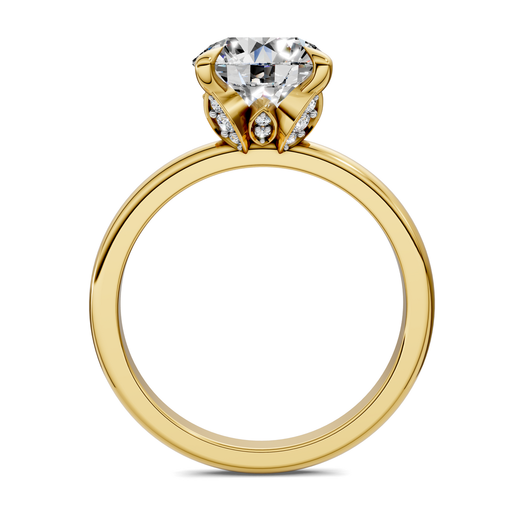 Solana Leaf Accent Ring
