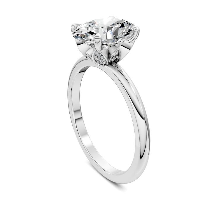 Solana Leaf Accent Ring