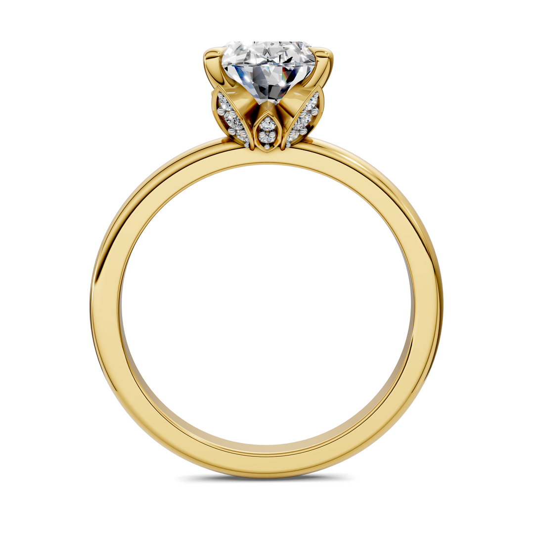 Solana Leaf Accent Ring