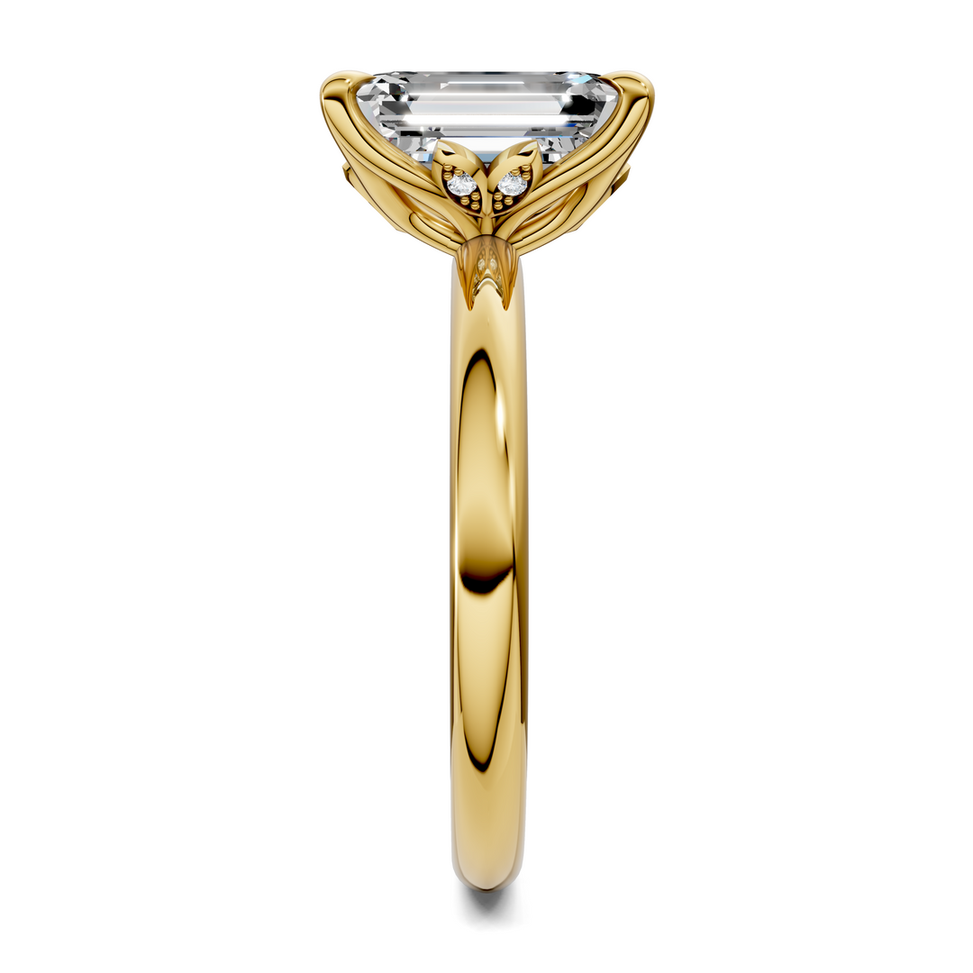 Marquita Floral Basket Ring Setting