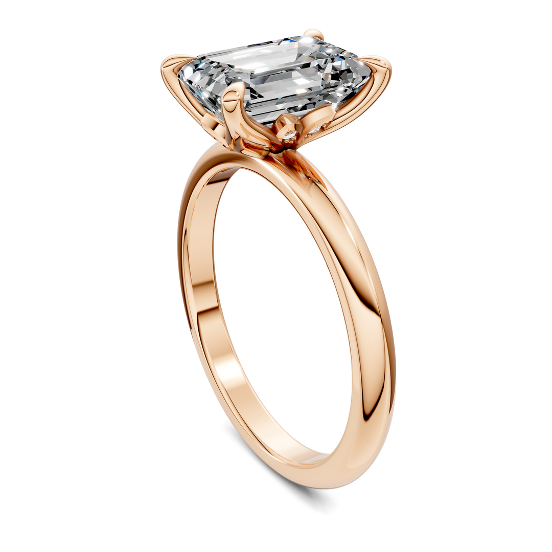 Marquita Floral Basket Ring Setting