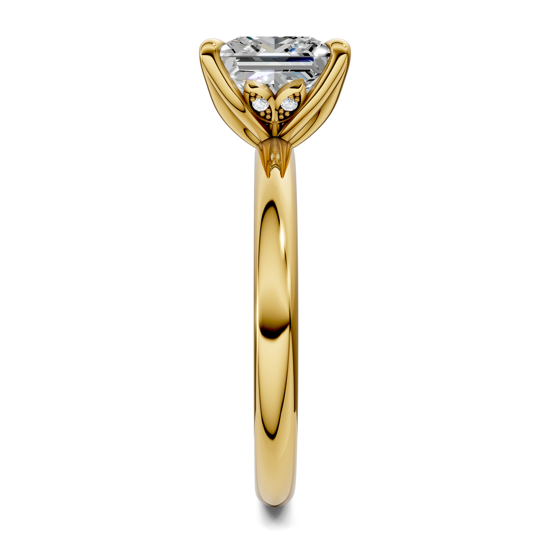 Marquita Floral Basket Ring Setting