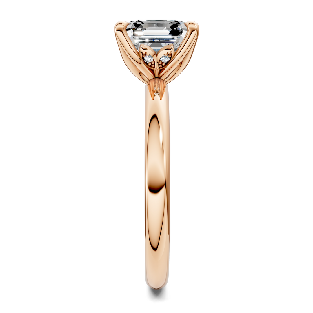 Marquita Floral Basket Ring Setting