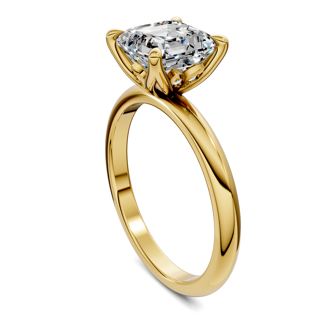 Marquita Floral Basket Ring Setting
