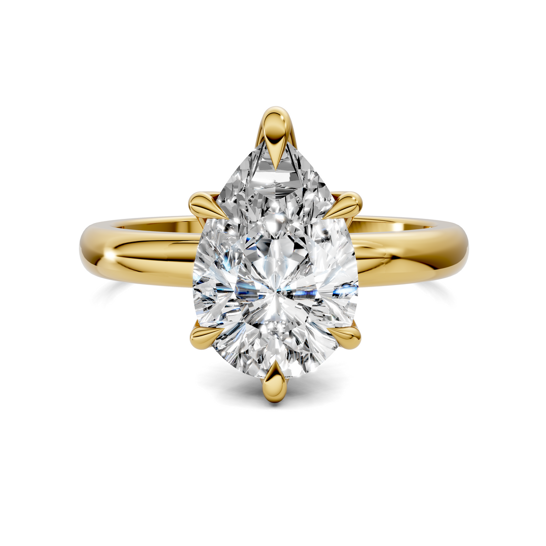 Riley Six Prong Solitaire Ring