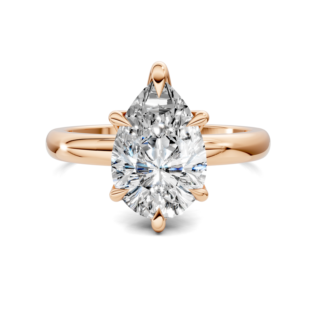 Riley Six Prong Solitaire Ring
