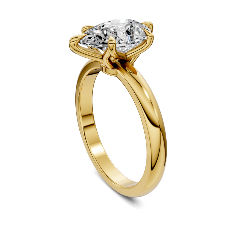 Riley Six Prong Solitaire Ring