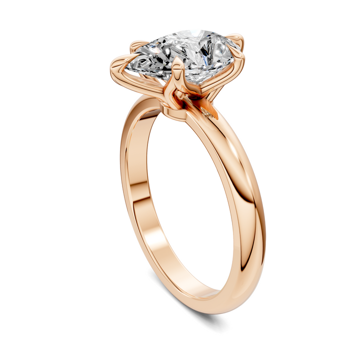 Riley Six Prong Solitaire Ring Setting